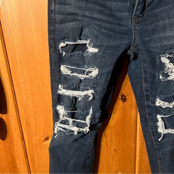 American Eagle Ne(x)t Level Stretch High Waisted Patched Jeggings | Size: 8 - Picture 6 of 7